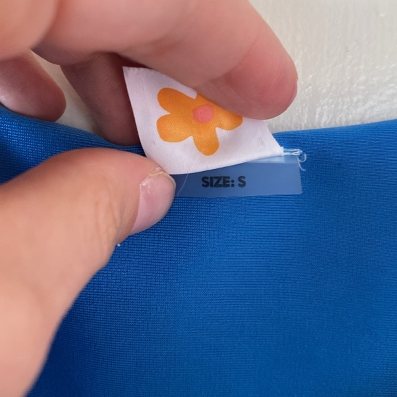 WITH JÉAN Juni One Piece in Electra Blue size Small - Picture 7 of 10